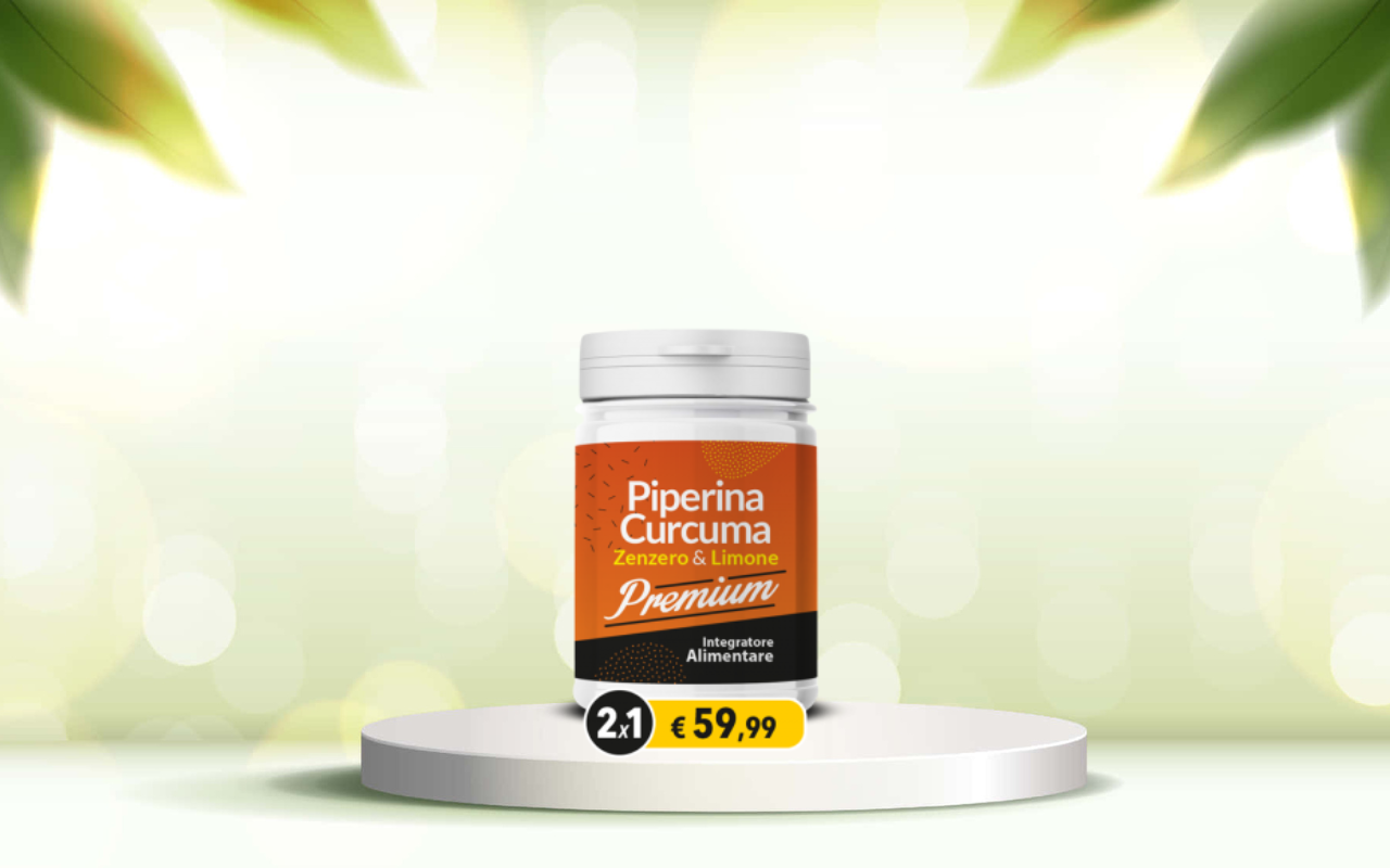 Scopri come depurarti e ritrovare il benessere con Piperina e Curcuma Premium